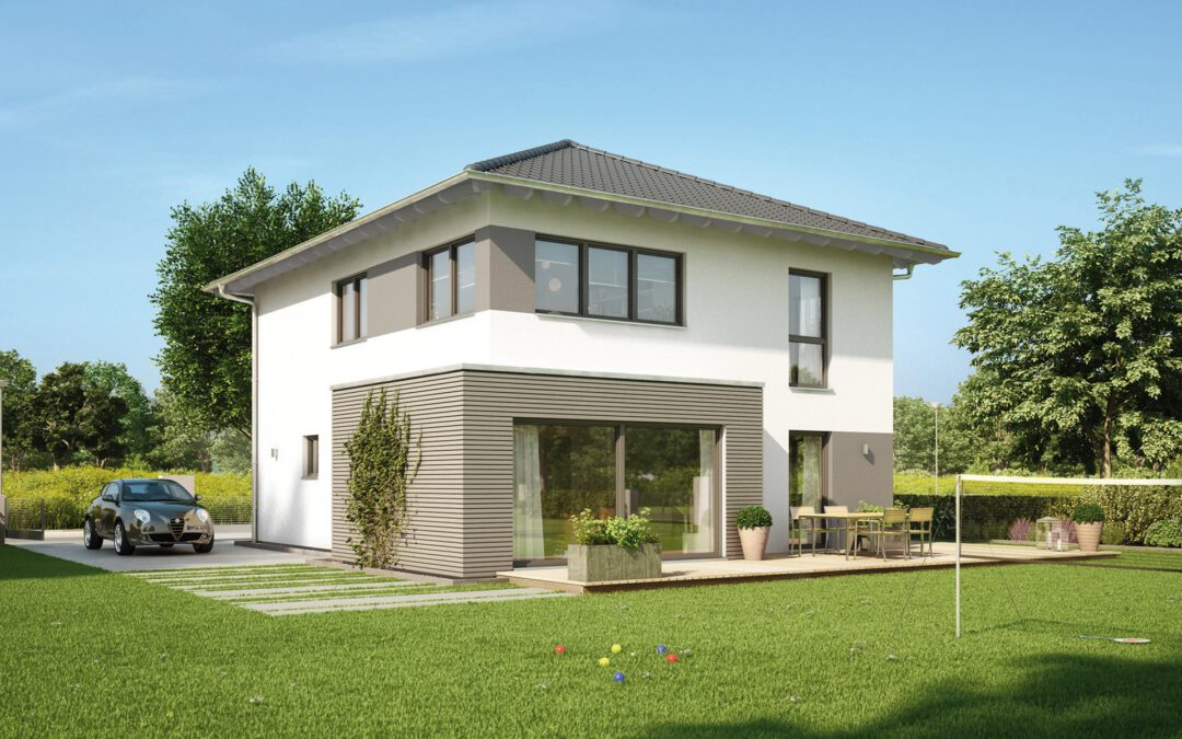 Fingerhaus Medley Stadtvilla. fertiggestellt in Falkensee